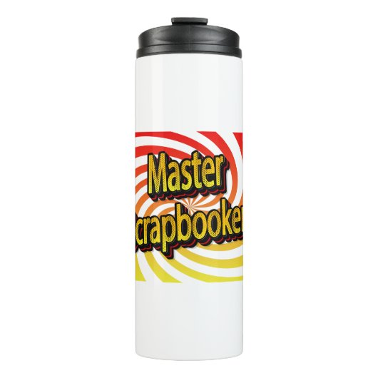 Bouteilles Isothermes "Master Scrapbooker" (Devant)
