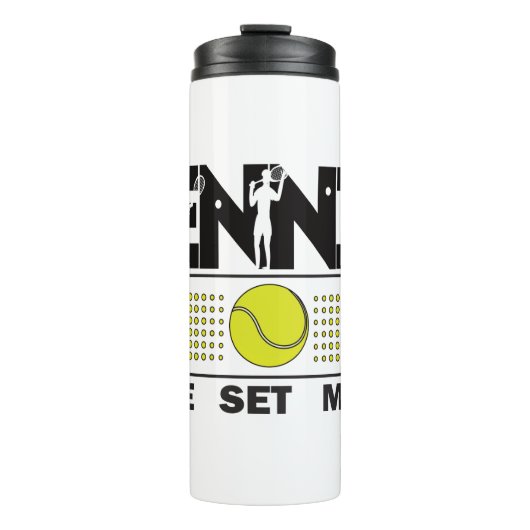 Bouteilles Isothermes Match de jeu de tennis (Devant)