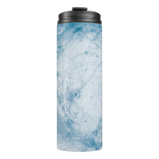 Bouteilles Isothermes Matelas à fleurs bleu et blanc (Devant)
