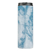 Bouteilles Isothermes Matelas à fleurs bleu et blanc (Dos)
