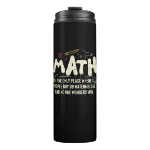 Bouteilles Isothermes Mathématiques Cadeau de professeur de mathématique
