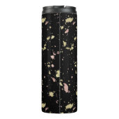 Bouteilles Isothermes Matte Gold et Rose Gold Flakes Noir (Dos)