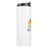 Bouteilles Isothermes Matterhorn Suisse Italie Retro (Tourné sur la gauche)