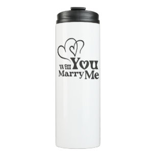 Bouteilles Isothermes Me marierez-vous - Drôle Mariage Proposition
