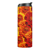 Bouteilles Isothermes Médaille des Marigolds rouge jaune et orange (Tourné sur la gauche)