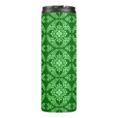 Bouteilles Isothermes Médaillon japonais Motif, Deep Jade Green (Dos)