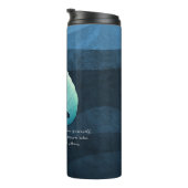 Bouteilles Isothermes Méditation de l'enseignant de Yoga Pose Bodhi Leaf (Tourné sur la droite)