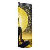 Bouteilles Isothermes Méditation féminine sous la lune céleste (Tourné sur la droite)