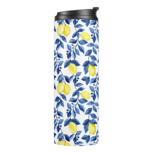 Bouteilles Isothermes Mediterrenean Citrus Lemon pattern (Tourné sur la gauche)