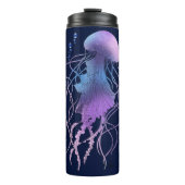 Bouteilles Isothermes Méduse Éthérée Violet Bleu (Devant)