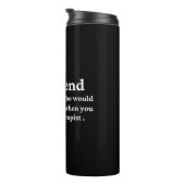 Bouteilles Isothermes Meilleur ami (Tourné sur la droite)