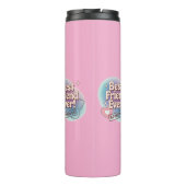 Bouteilles Isothermes Meilleur ami jamais, conception de texte approuvée (Dos)