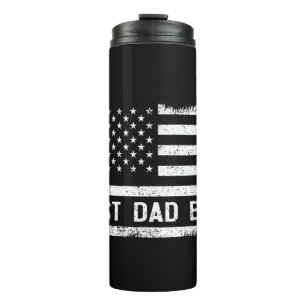 Bouteilles Isothermes Meilleur Papa avec des Cadeaux de Drapeau Américai