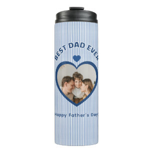 Bouteilles Isothermes Meilleur Papa Ever Carte Photo Coeur Modèle Minima