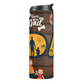 Bouteilles Isothermes Meilleur papa jamais (Tourné sur la gauche)