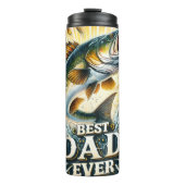 Bouteilles Isothermes Meilleur papa jamais : Pêche Action Splash (Devant)