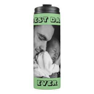 Bouteilles Isothermes Meilleur papa jamais Photo personnalisée