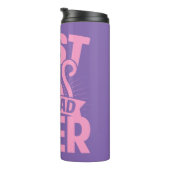 Bouteilles Isothermes Meilleur père de chat jamais - Silhouette de chat (Tourné sur la droite)