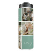 Bouteilles Isothermes Meilleure grand-mère | Collage de photos | TURQUOI (Devant)