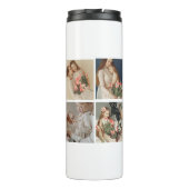 Bouteilles Isothermes Meilleure maman du monde - Photo Collage Cadeau | (Dos)