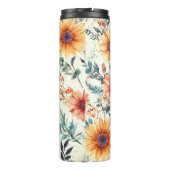 Bouteilles Isothermes Meilleure maman Fleurs jaunes jamais (Dos)