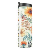 Bouteilles Isothermes Meilleure maman Fleurs jaunes jamais (Tourné sur la droite)