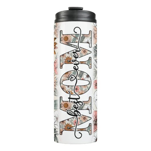 Bouteilles Isothermes Meilleure maman jamais Boho Floral (Devant)