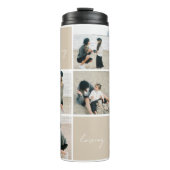 Bouteilles Isothermes Meilleure maman jamais | Collage de photos | Nom p (Devant)