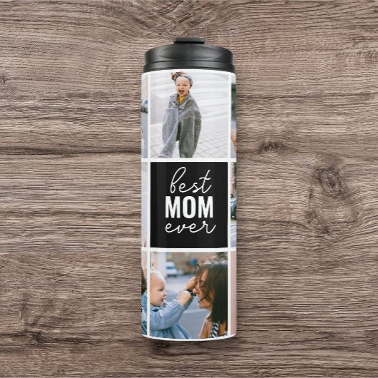 Bouteilles Isothermes Meilleure maman Jamais mignonne Script Photo Colla