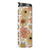 Bouteilles Isothermes Meilleure maman jamais rétro Floral (Tourné sur la droite)