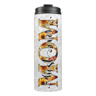 Bouteilles Isothermes Meilleure maman jamais tournesol Floral Tumbler th