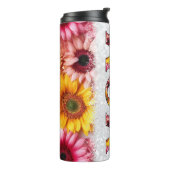 Bouteilles Isothermes Meilleure Maman Jaune Rose Jaune Florale (Tourné sur la gauche)