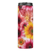 Bouteilles Isothermes Meilleure Maman Jaune Rose Jaune Florale (Dos)