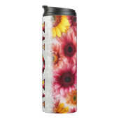 Bouteilles Isothermes Meilleure Maman Jaune Rose Jaune Florale (Tourné sur la droite)