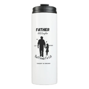 Bouteilles Isothermes Meilleures amies personnalisées pour papa et fille