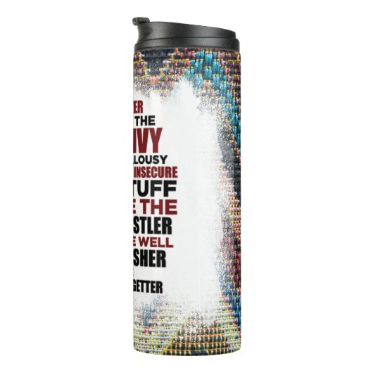 Bouteilles Isothermes Melanin noire poppin sista affirmation amour (Tourné sur la droite)