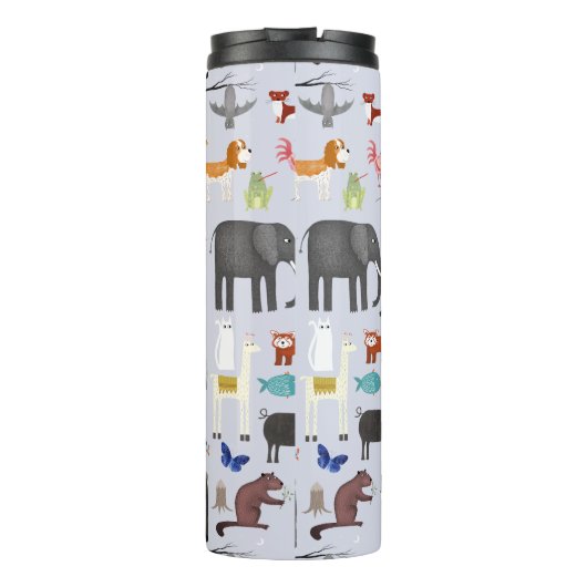 Bouteilles Isothermes Ménagerie animale (Dos)