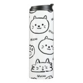 Bouteilles Isothermes Meow Cat (Tourné sur la gauche)