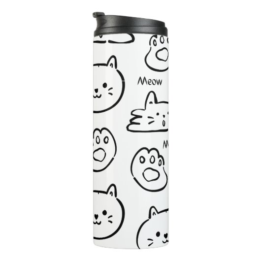 Bouteilles Isothermes Meow Cat (Tourné sur la droite)