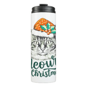 Bouteilles Isothermes Meowy kitty Christmas