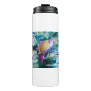 Bouteilles Isothermes Mer doré, poisson mignon coloré