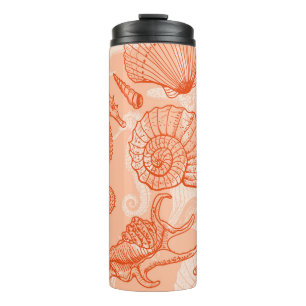 Bouteilles Isothermes Mer tirée à la main : Motif Vintage