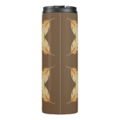 Bouteilles Isothermes Merci Appréciation Motif de plume unique (Dos)