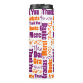 Bouteilles Isothermes Merci multilingue d'appréciation de professeur (Dos)