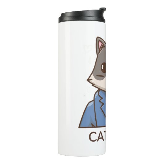 Bouteilles Isothermes mère de chat (Tourné sur la gauche)