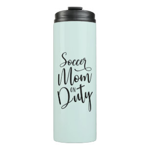 Bouteilles Isothermes Mère de football en service Stylisant Black Scrip