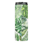 Bouteilles Isothermes Mère de la mariée aquarelle feuille tropicale (Dos)