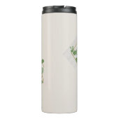 Bouteilles Isothermes Mère De La Mariée Élégante Lignes D'Or Feuilles (Dos)