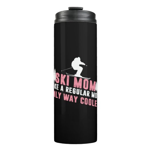 Bouteilles Isothermes Mère De Ski De Neige Comme Une Mère Régulière Seul (Devant)