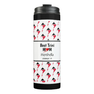 Bouteilles Isothermes Mère personnalisée MEILLEUR TRINI MUM MOM Trinidad